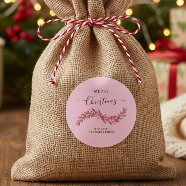 Adesivos Redondos de Feliz Natal (Criador carregado)