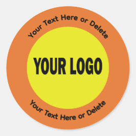 Adesivos Redondos de Negócios com Logotipo Persona