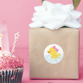 Adesivos Redondos de Pato de Borracha Aquarela Men