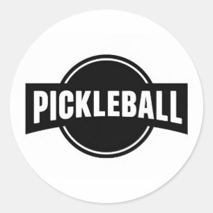 Adesivos redondos de Pickleball