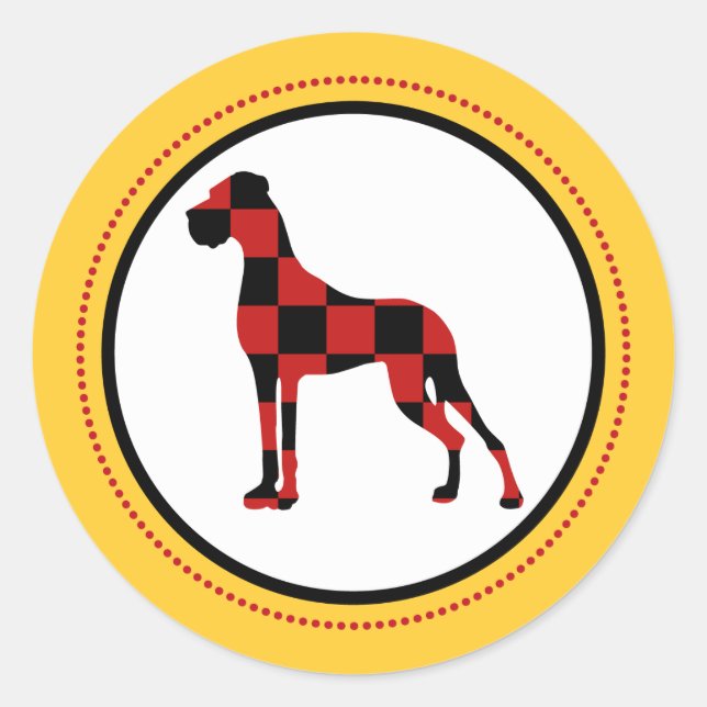 Adesivos Redondos Doggen (Frente)