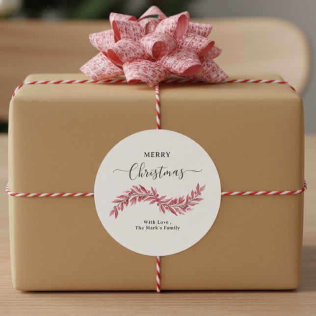 Adesivos Redondos Feliz Natal (Criador carregado)