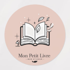 Adesivos redondos Mon Petit Livre