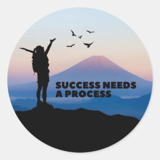 Adesivos redondos motivadores