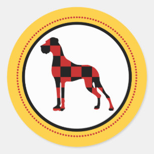 Adesivos redondos para Doggen
