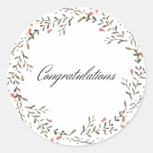 adesivos redondos para eventos felizes