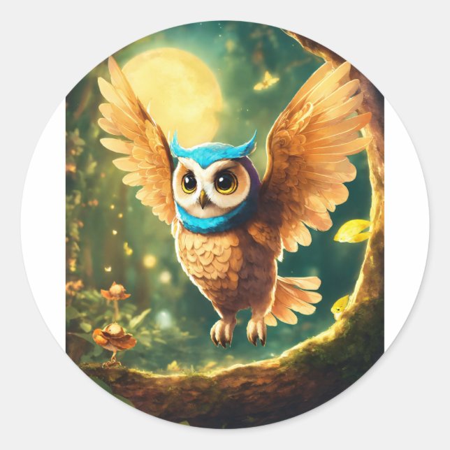 Adesivos redondos personalizados | Designs persona (Frente)