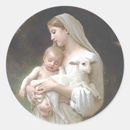 Adesivos Redondos Virgem e Menino L'Innocence
