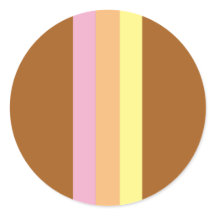 Adesivos Retro-Redondos (Múltiplos Laranja)