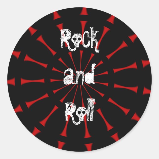 Adesivos Rock and Roll Kaleidoscope (Frente)