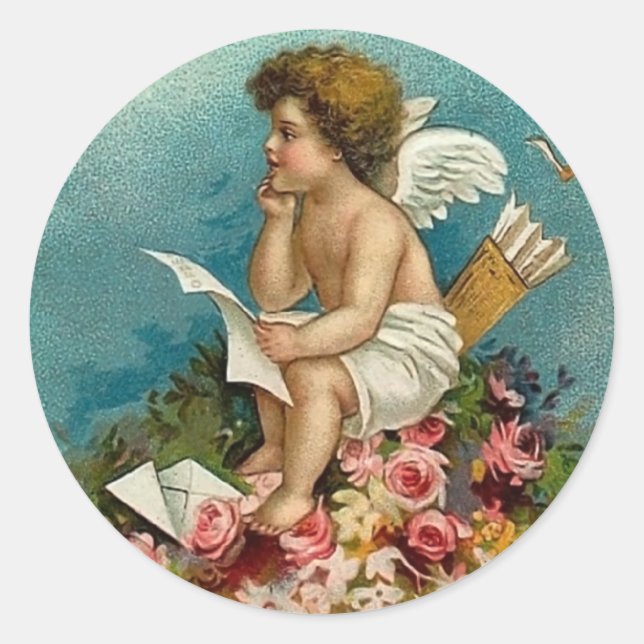 Adesivos Românticos de Namorados Cupido (Frente)