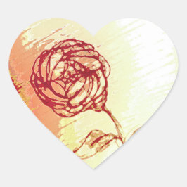 Adesivos Rosa Rústica