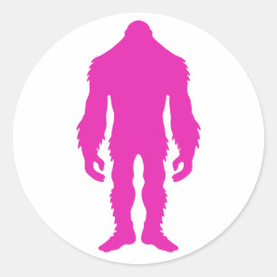 Adesivos Sasquatch Rosa