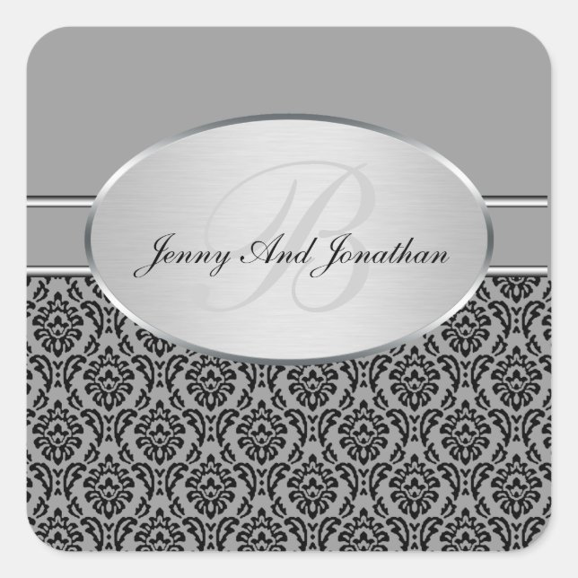 Adesivos Silver Damask (Frente)