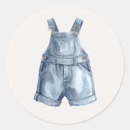 Adesivos Simples para Envelope de Chuvinha de Bebê