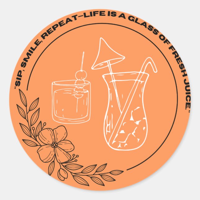 Adesivos "Suco Fresco" (Frente)