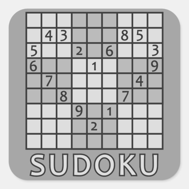 Adesivos SUDOKU (Frente)