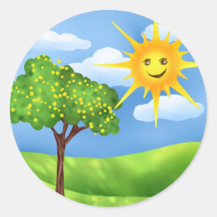 Adesivos Sunny Landscape