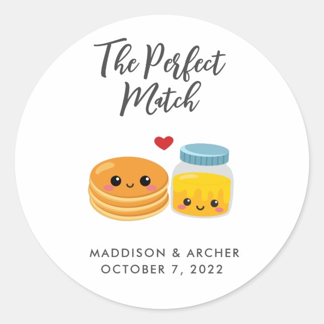 Adesivos "The Perfect Match" (Frente)