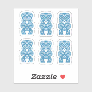Adesivos Tiki Azul Boa Sorte