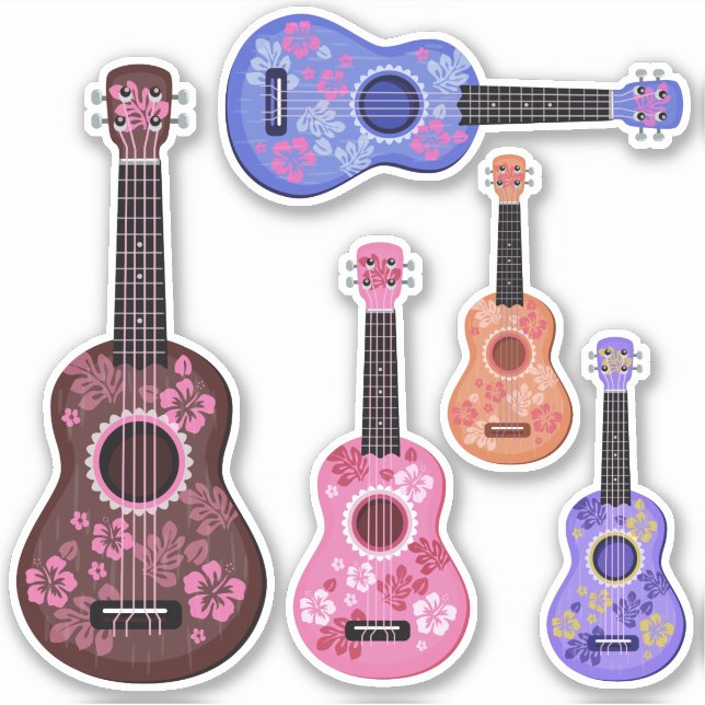 adesivos Ukulele (Frente)