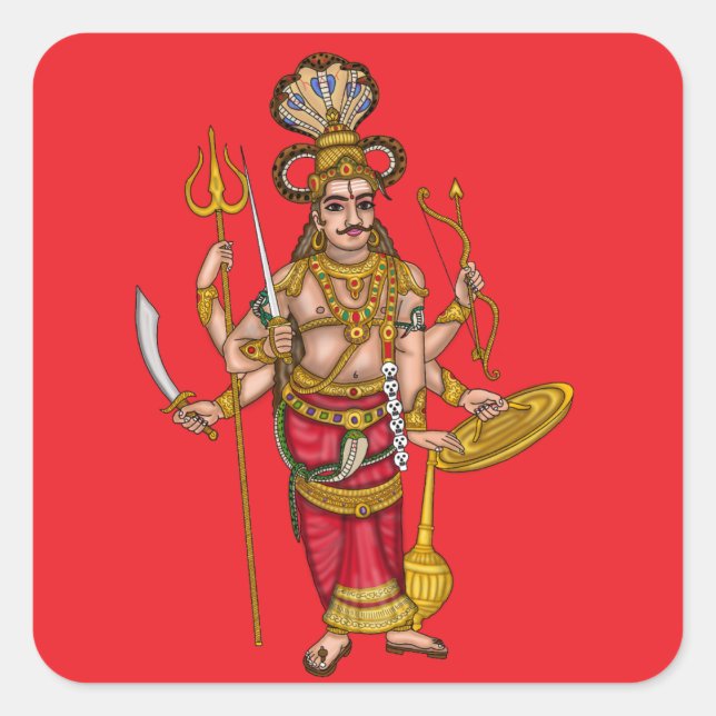 Adesivos Veerabhadra (Frente)
