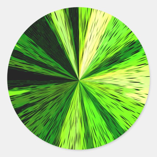 Adesivos verdes de zoom verde (Frente)