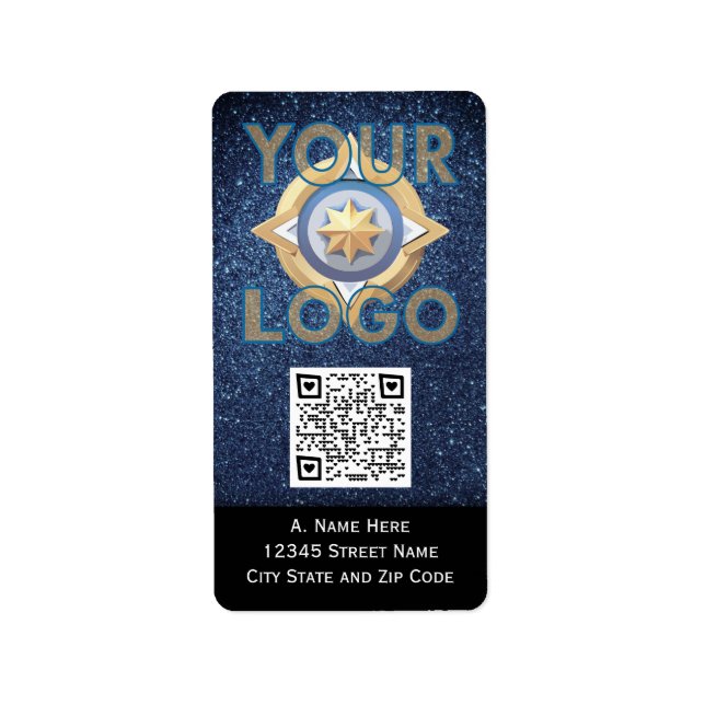 Adesivos Verticais Personalizados com código QR Pr (Frente)