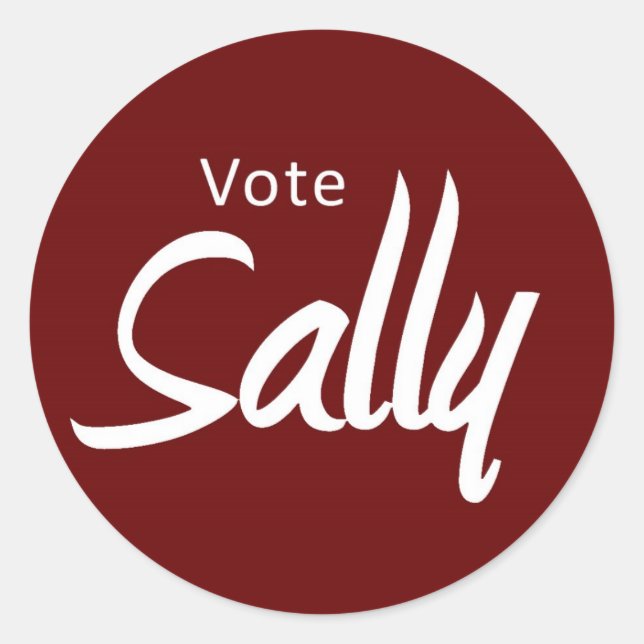 adesivos - votação Sally (Frente)