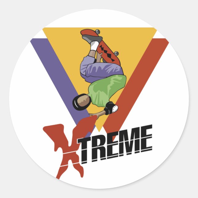 Adesivos Xtreme para skate (Frente)