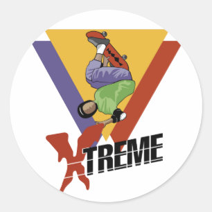 Adesivos Xtreme para skate