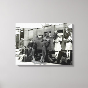 Adeus canvas do beijo  