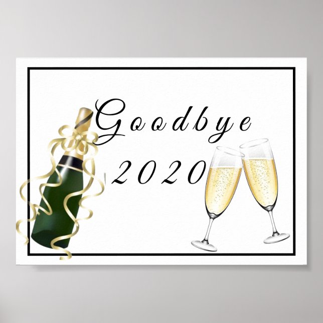 Adeus Poster de 2020 (Frente)