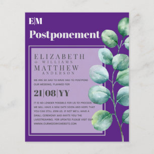 ADIAMENTO Roxo-Verde Alteração do Aviso do Plano