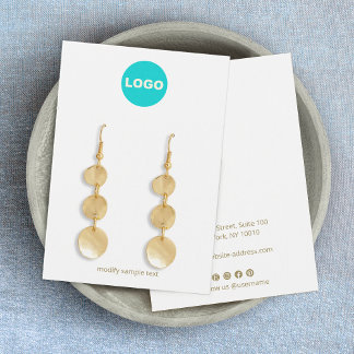 Adição de logotipo em branco simples