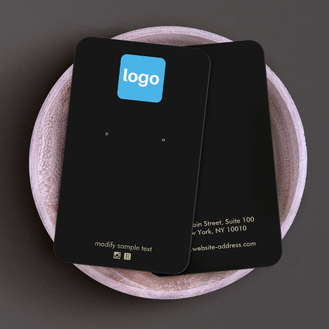 Adição personalizada de logotipo PRETO (Criador carregado)