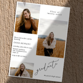 Adicionar 3 Convite para Graduação de Script Moder