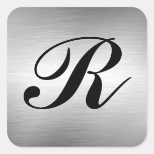 Adicionar adesivos de aparência de metal de prata 