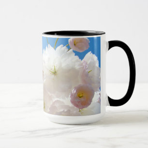 Adicionar Café para um Sorriso canecas Flores de P