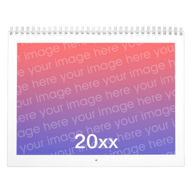 Adicionar Calendários Impressos Personalizados de  (Capa)