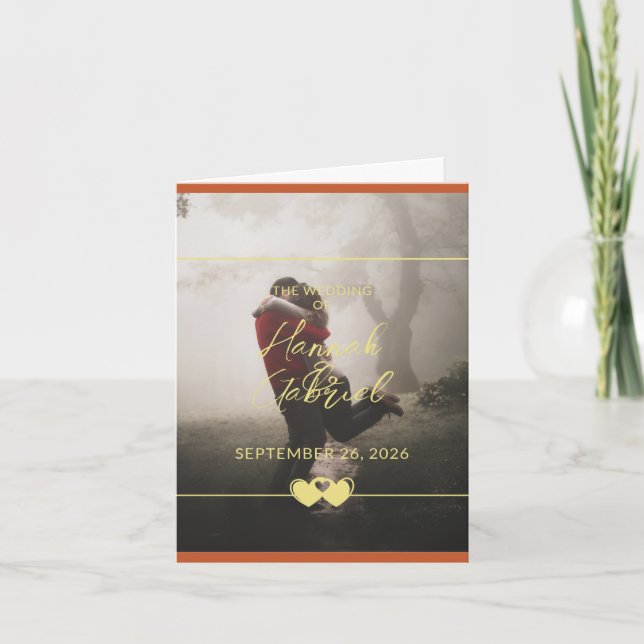 Adicionar Cartão de Nota de Texto Dobrado Personal (Frente)