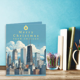 Adicionar Cartão de Saudação de Feliz Natal Dobrad