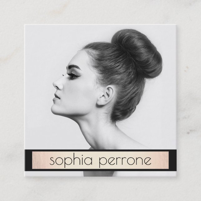 Adicionar Cartões de fotos de Salão de Bela Fotogr (Frente)