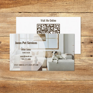 Adicionar Cartões de visitas de Código QR de Pet d