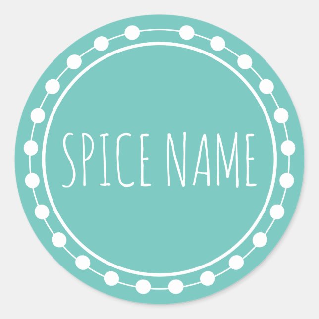 Adicionar etiqueta de tempero com nome (Frente)