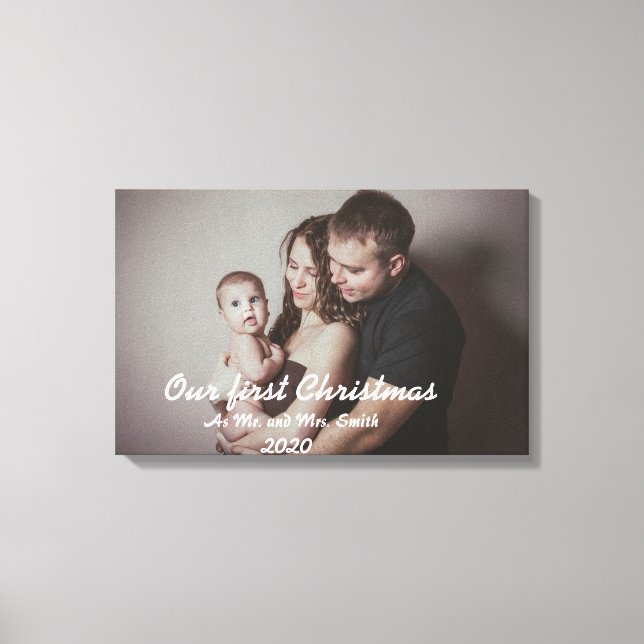 Adicionar foto de casamento ou outra Canvas (Frente)