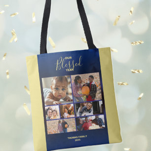Adicionar Fotos Abençoadas no Ano Foto Tote Bag