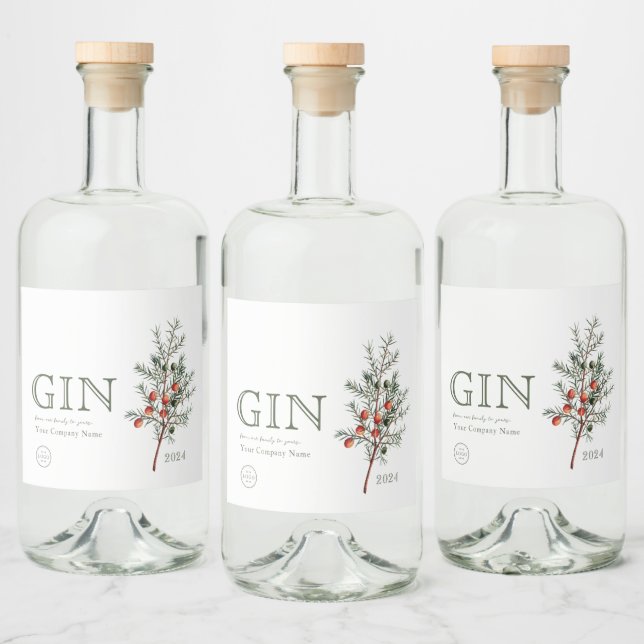 Adicionar GIN personalizado de ramificação de Juni (Garrafas)
