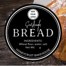 Adicionar logotipo à etiqueta de pão de massa azed