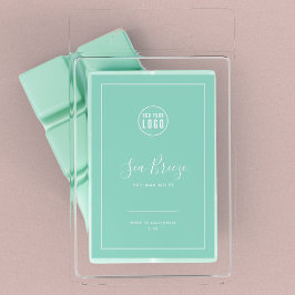 Adicionar logotipo Borda branca Etiqueta de produt